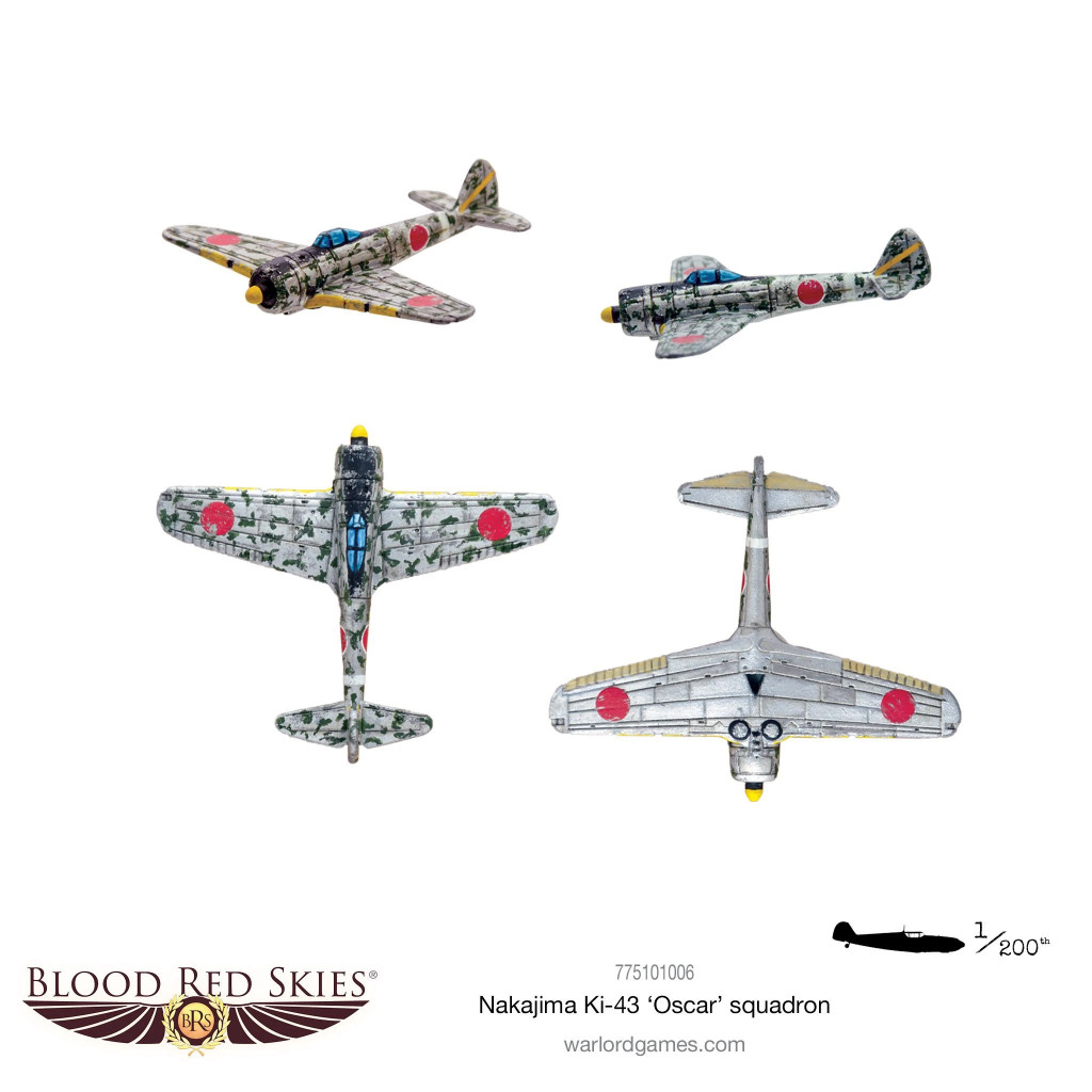 Blood Red Skies - Nakajima Ki-43 II Hayabusa 'Oscar' Squadron