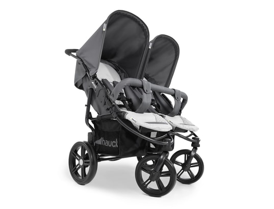 HAUCK - Poussette Jumeaux Roadster Duo SLX - Grey silver