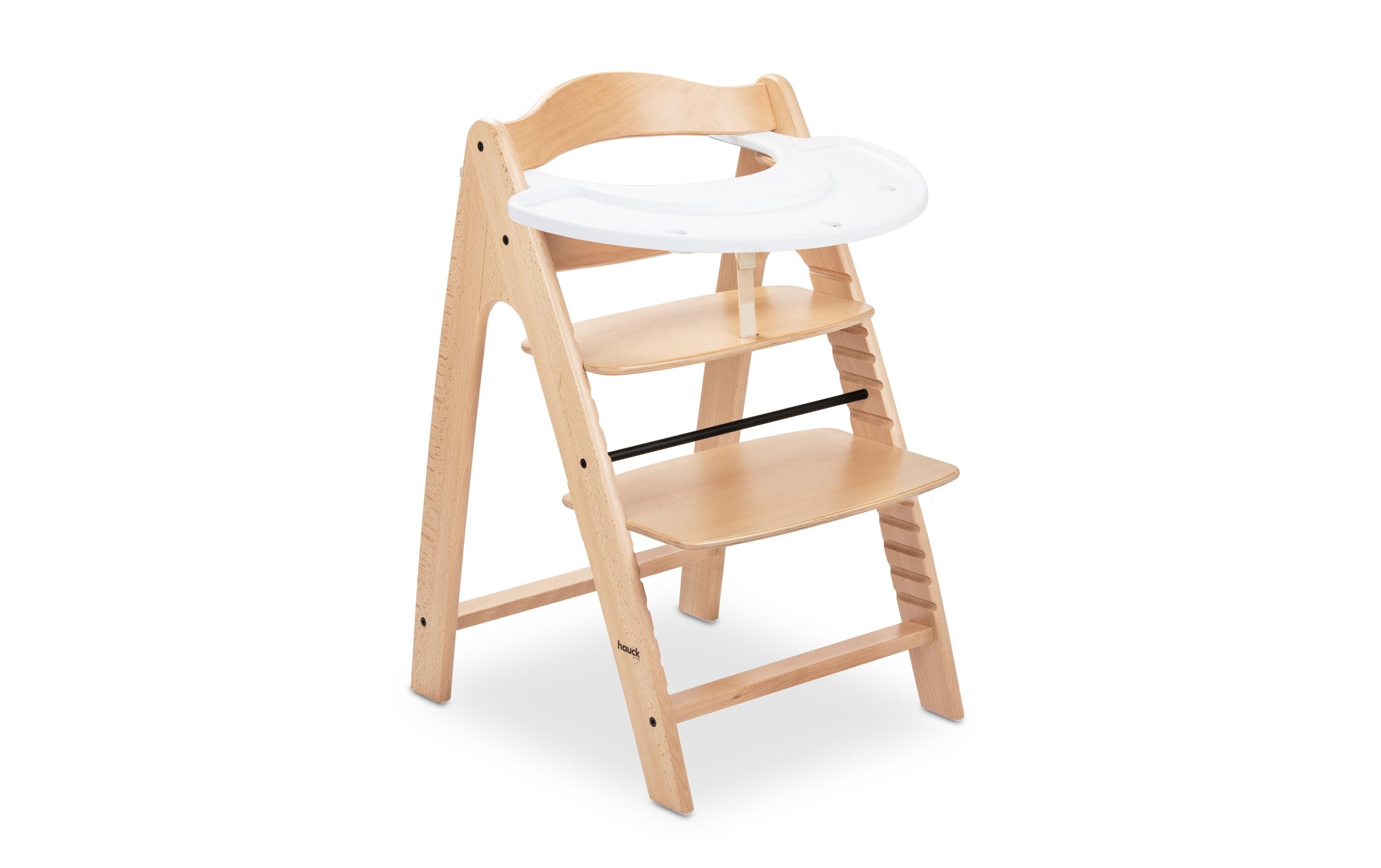 Hochstuhl Arketa N Play Beech<br>Stilvolle Holzhochstuhl mit Play Tray im Set