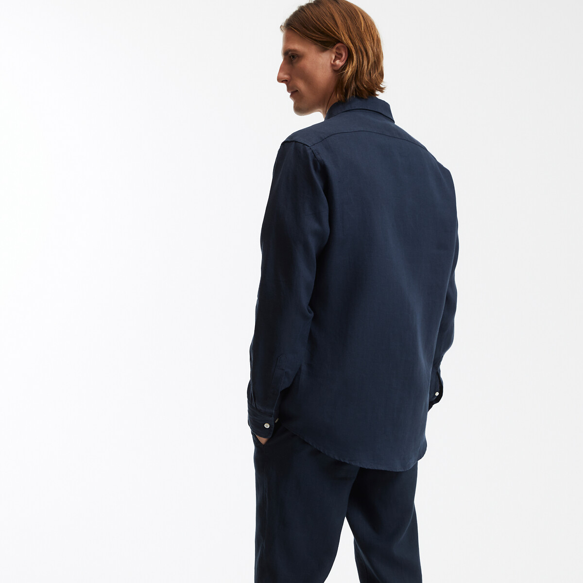 COLEÇÕES LA REDOUTE<br>Camisa reta de linho, Signature, CARL
