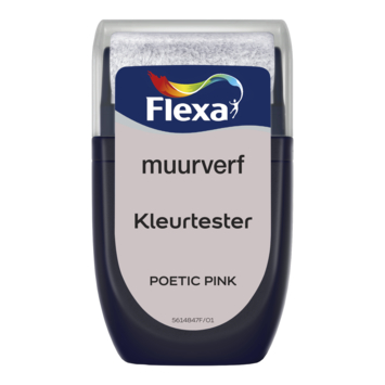 Flexa Creations muurverf kleurtester Poetic Pink 30ml