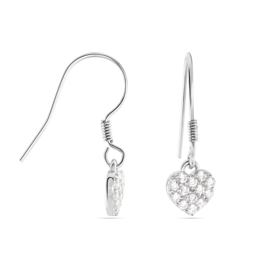 Boucles D'oreilles Pendantes Bleunienn Argent Oxyde