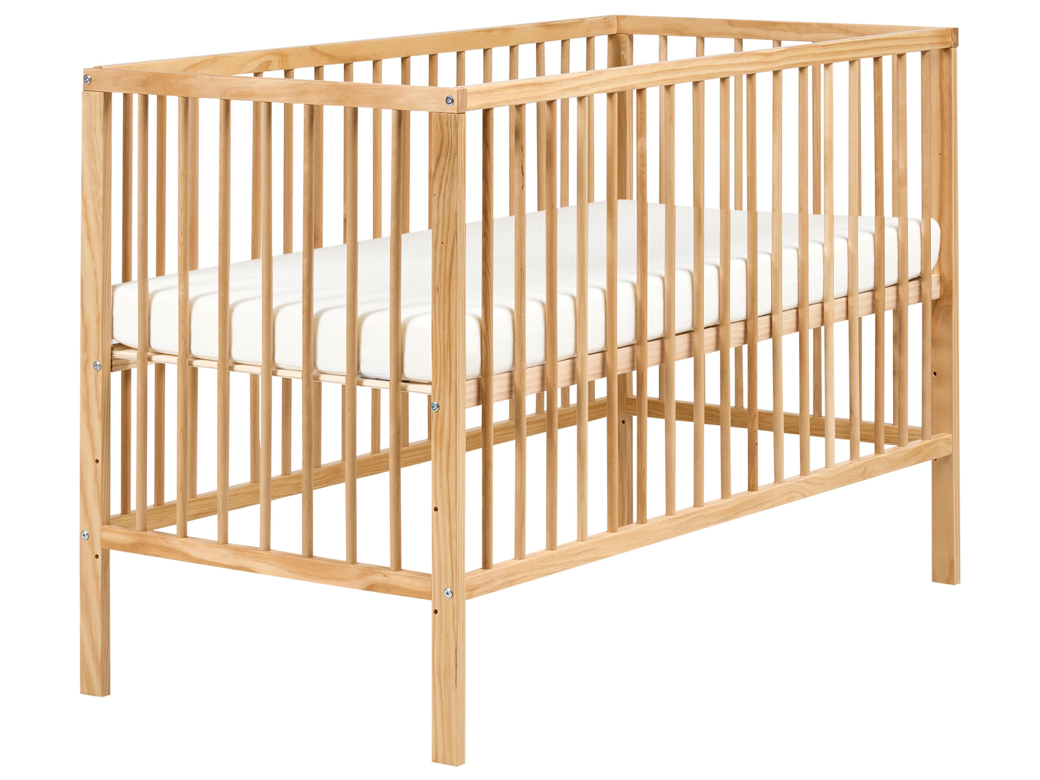 Babybedje Dennenhout BELENGER 60 x 120 cm Lichtbruin