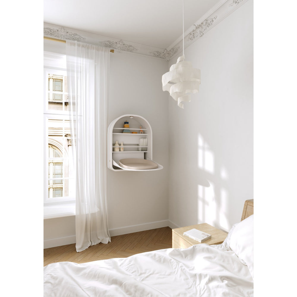 Køb KAS Kopenhagen White Kai Wall Changing Table White
