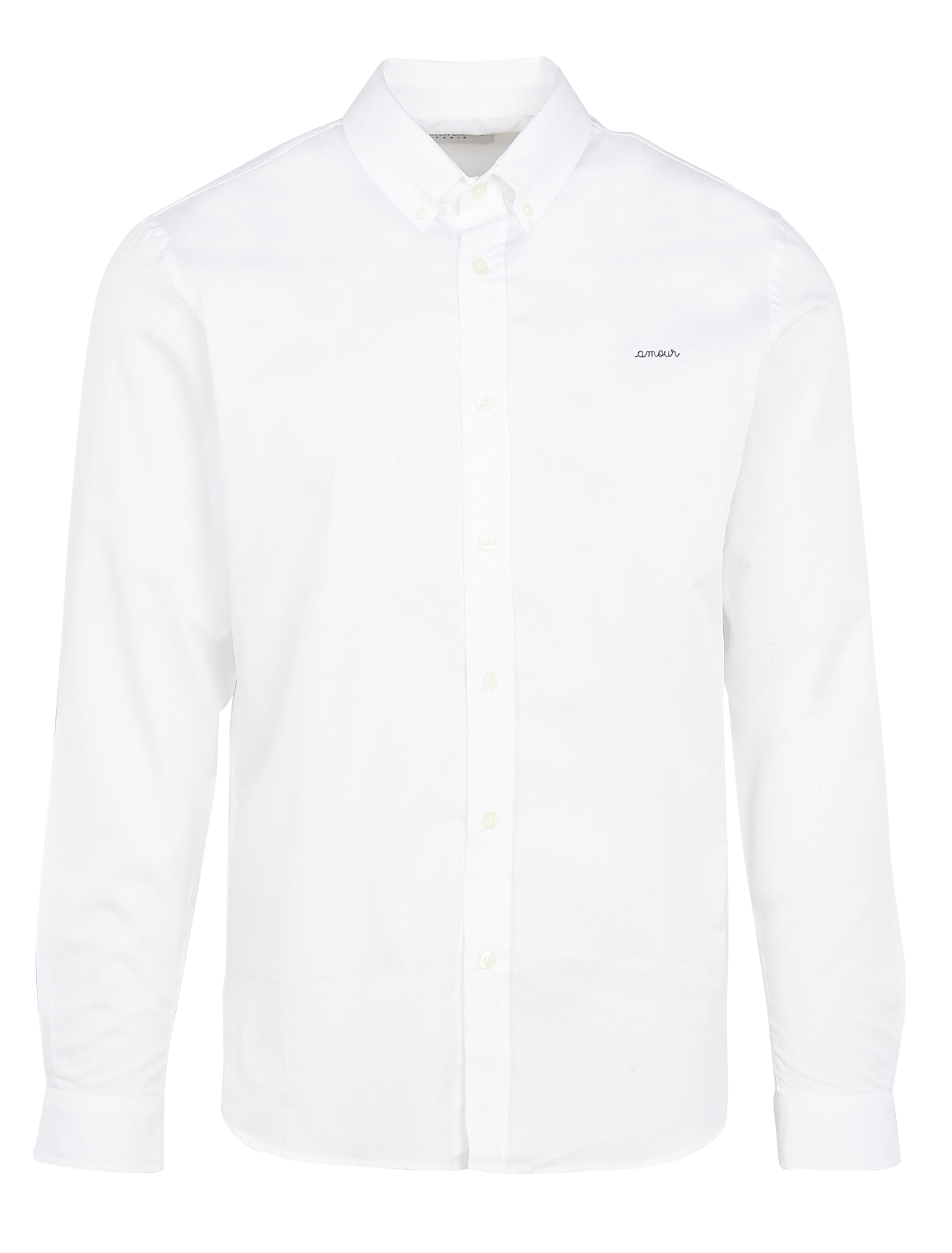 MALESHERBES AMOUR - Chemise col américain en coton biologique | Blanc