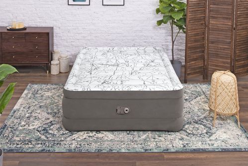 Bestway 6713E / 23 luchtbed Tweepersoonsmatras Grijs, Wit Unisex