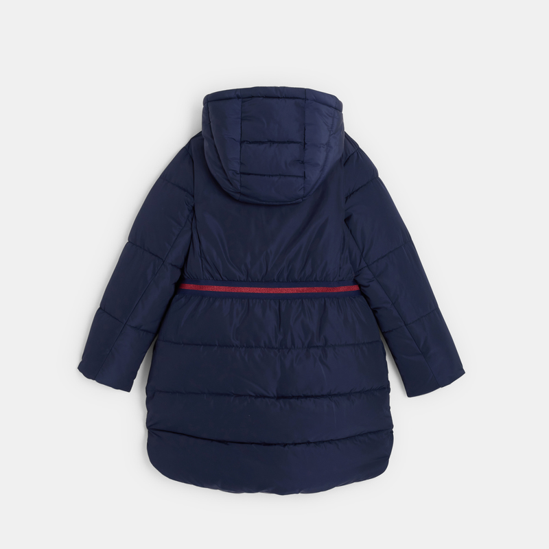 Manteau doudoune longue bleue fille Chipie