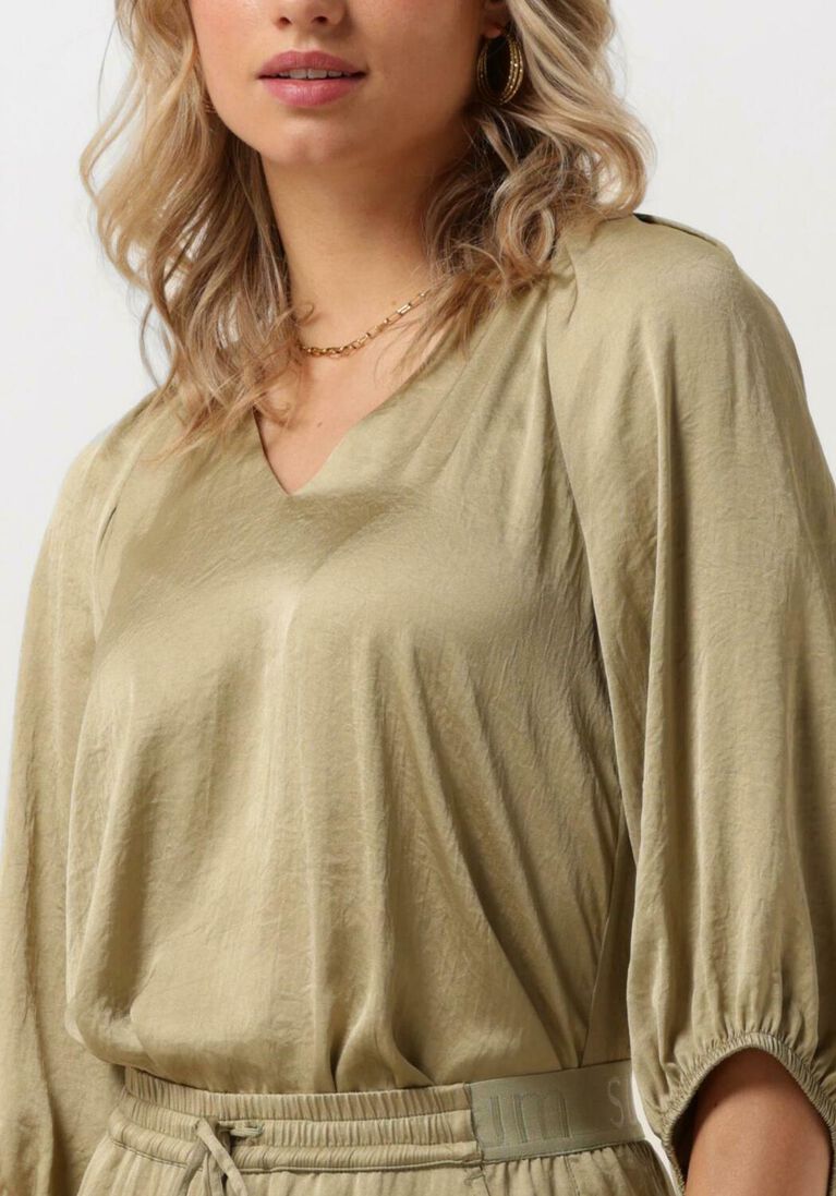 SUMMUM groene summum tuniek top silky touch