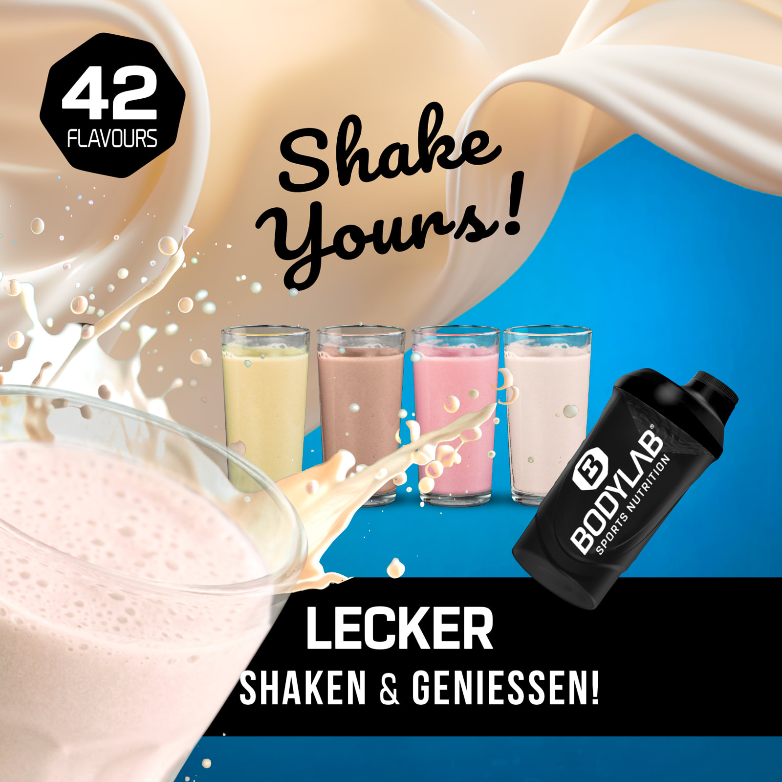 4 x 1000g Whey Protein