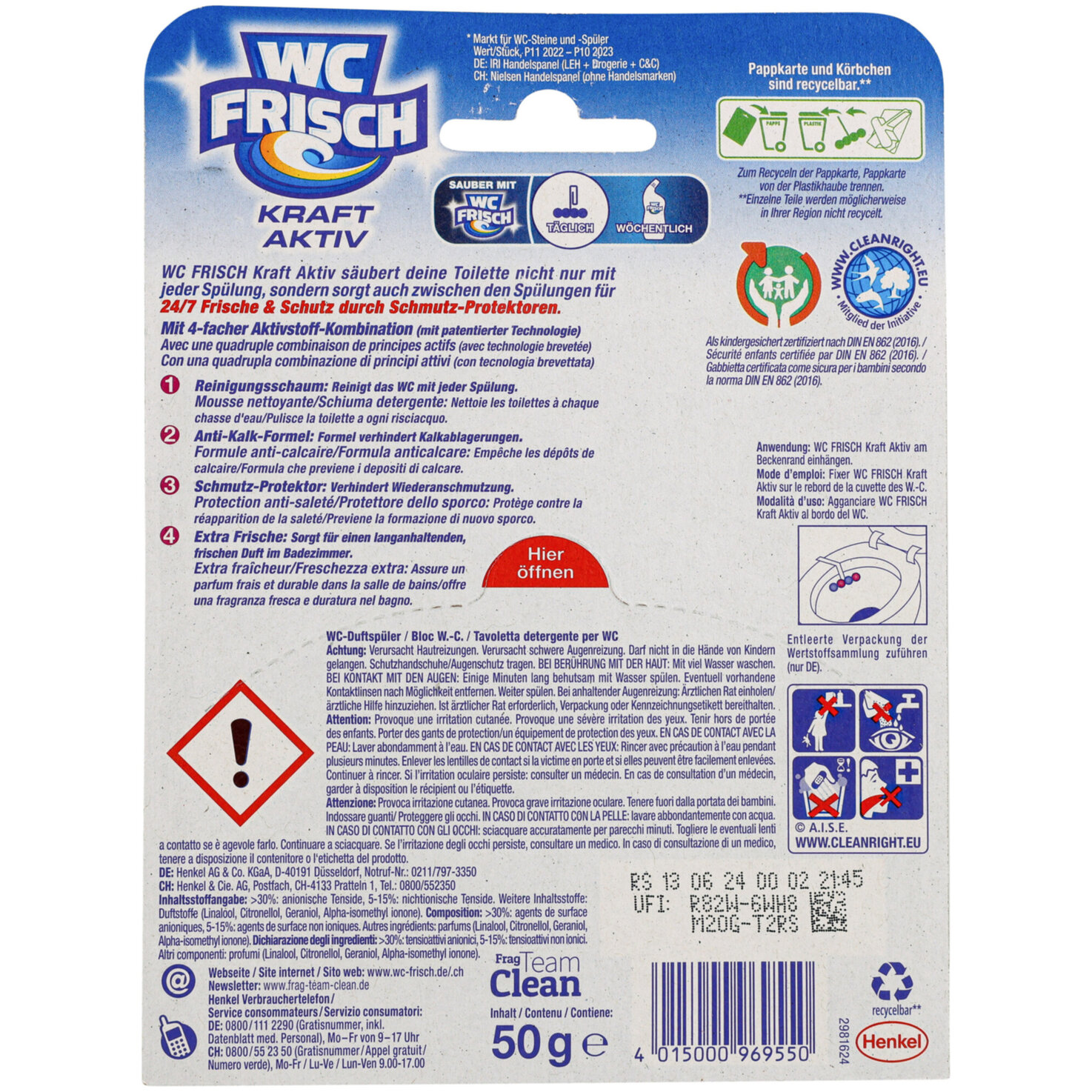 WC Frisch Kraft Aktiv Blütenfrisch