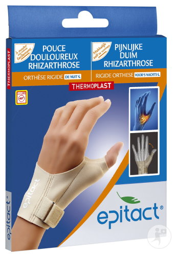 Epitact Orthèse Rigide De Nuit Pouce Douloureux Main Droite Taille L 1 Pièce