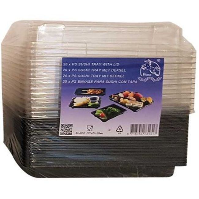 Vima Sushi Tray 171x91x20mm 20st