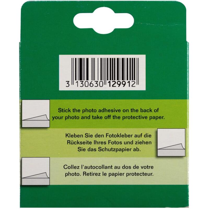 Etuis de 600 autocollants double face - Blanc
