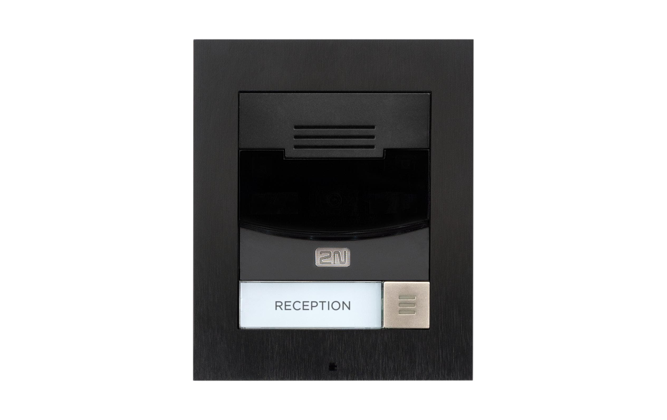 IP Türstation IP Solo ohne Kamera, Wandmontage, schwarz<br>Kompakte IP-Sprechanlage