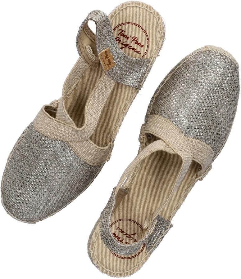 Toni Pons Platinum Espadrille Sandal Triton Plati