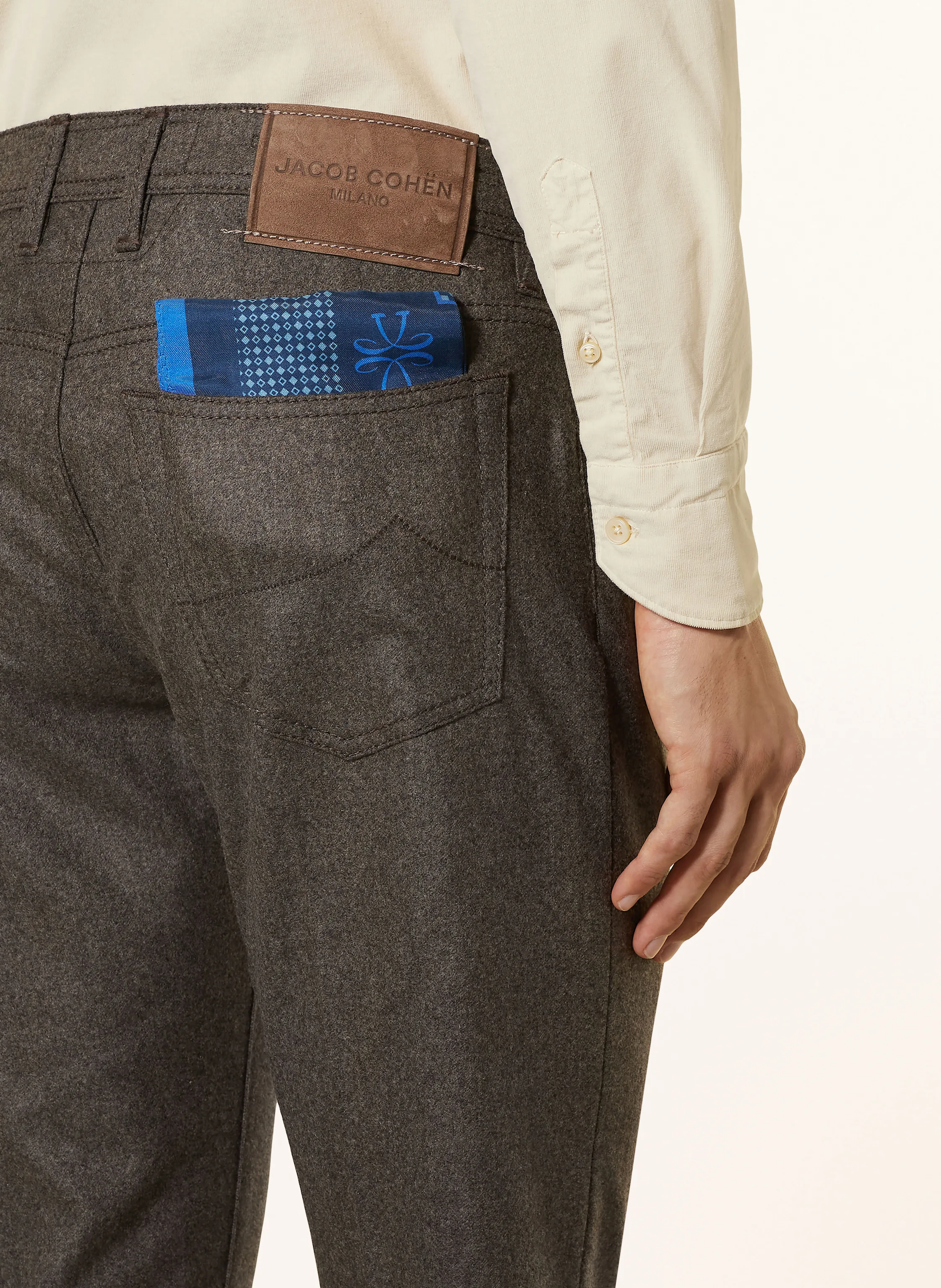 JACOB COHEN Flanellhose Slim Fit