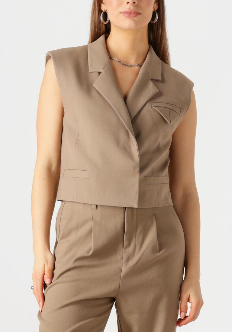 camel copenhagen muse gilet cmtailor-short waiscoat