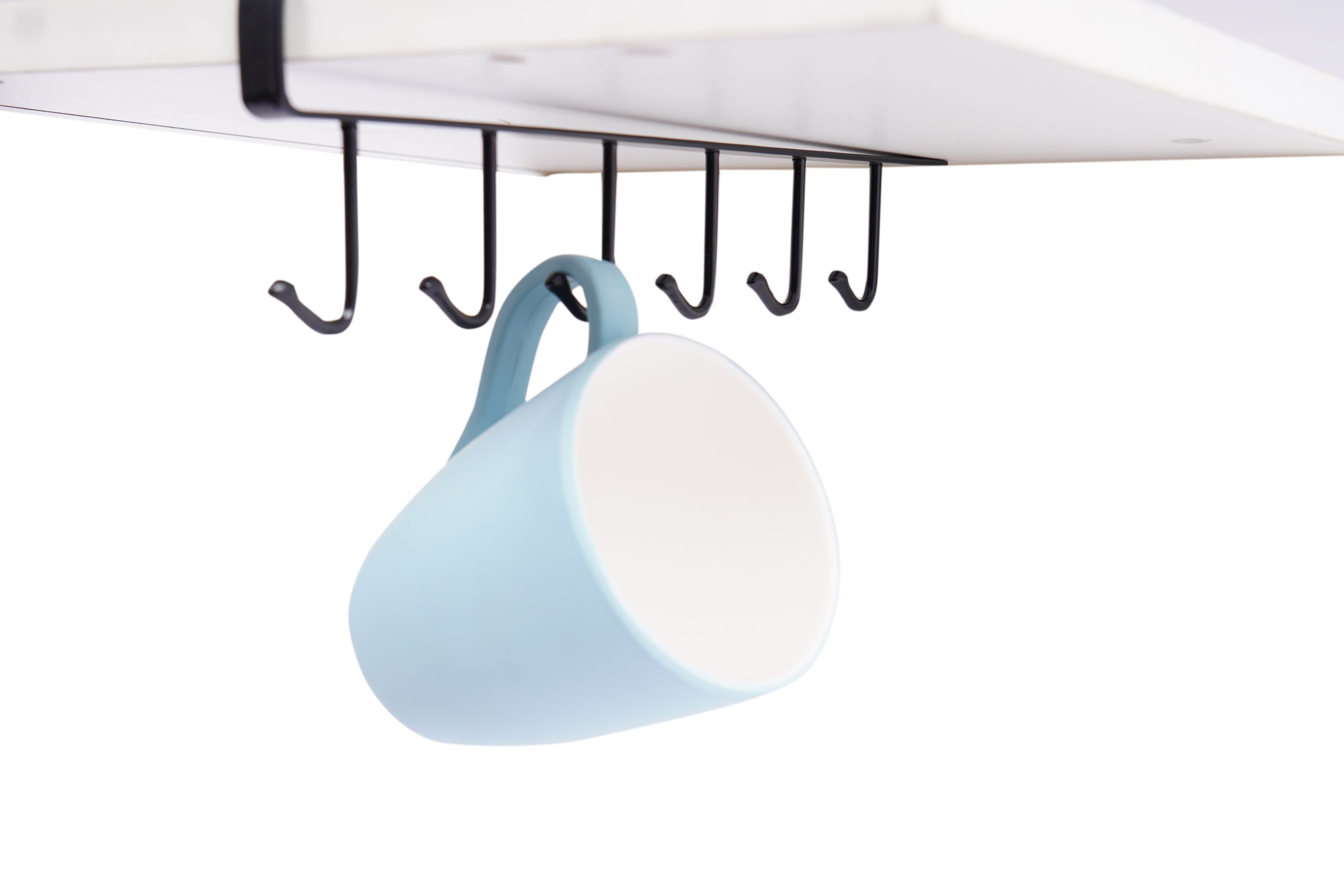 Schrankeinsatz Tassenhalter schwarz