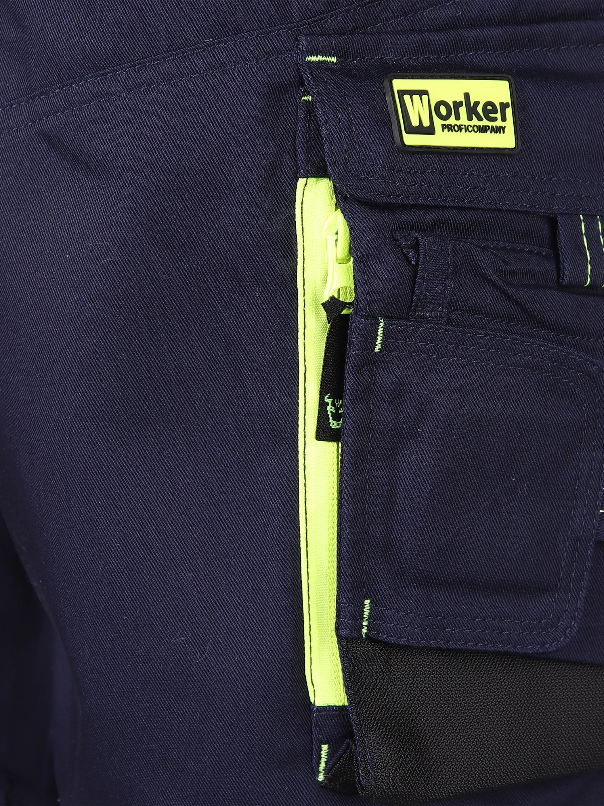 Herren Arbeitsshorts mit Neondetails