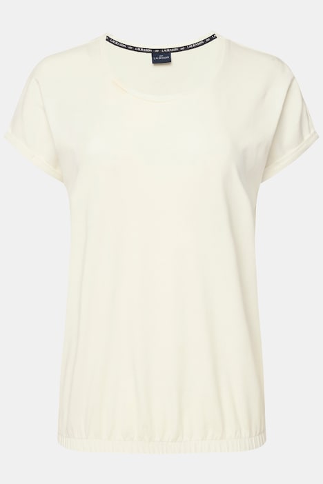 T-Shirt, oversized, Rundhals, Halbarm, elastischer Saum, OEKO-TEX MIG