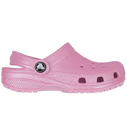 Crocs Sandalen - Classic+ Glitter Clog K - Pink Tweed Glitter
