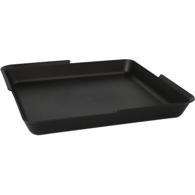 Barquette Circulware, carré, 3 compartiments, noir