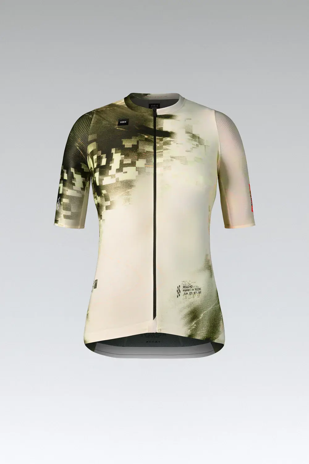 Gobik Attitude 2.0 Fietsshirt Korte Mouwen Groen/Wit Dames