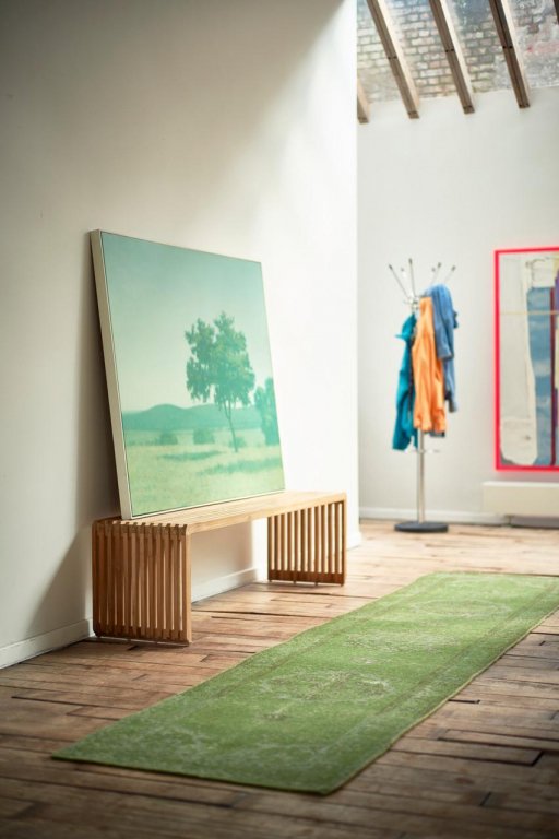 HKliving Slatted bankje eetbank 96 teak
