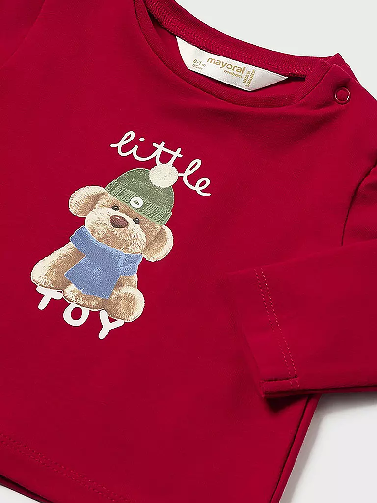 MAYORAL Baby Langarmshirt 2er Set   rot