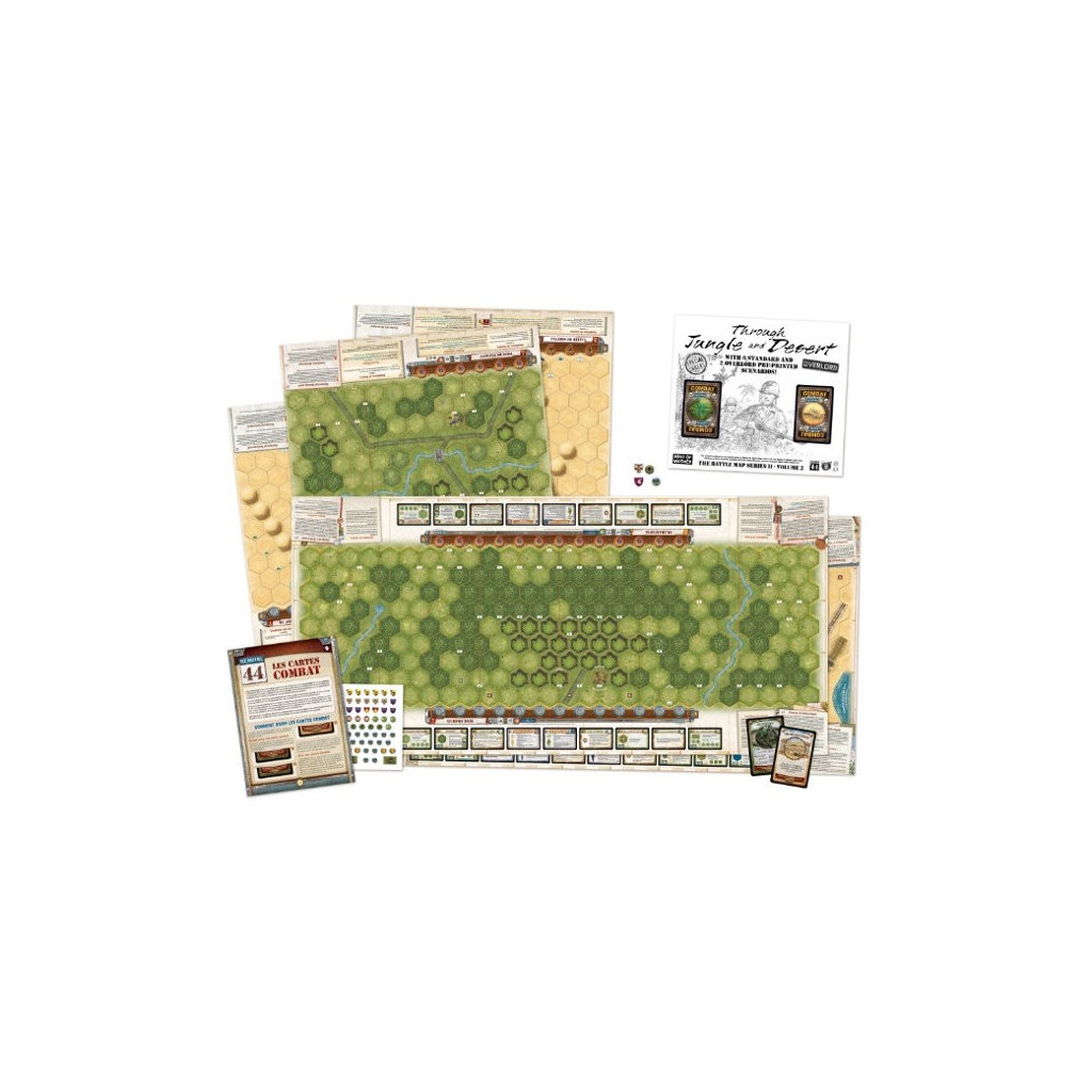 Mémoire 44 : Battle Maps - Dans la Jungle et le Désert