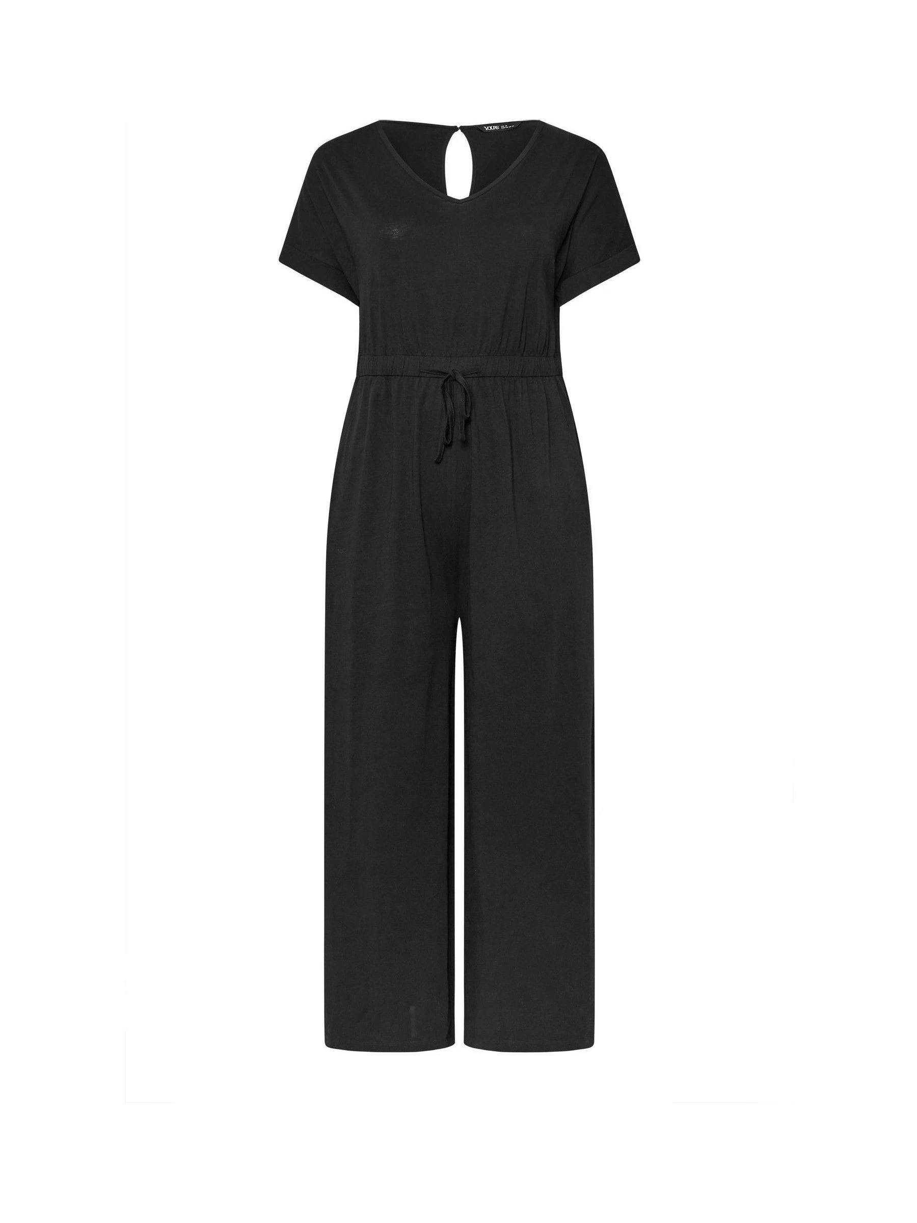 Yours Curve jumpsuit van 100% katoen