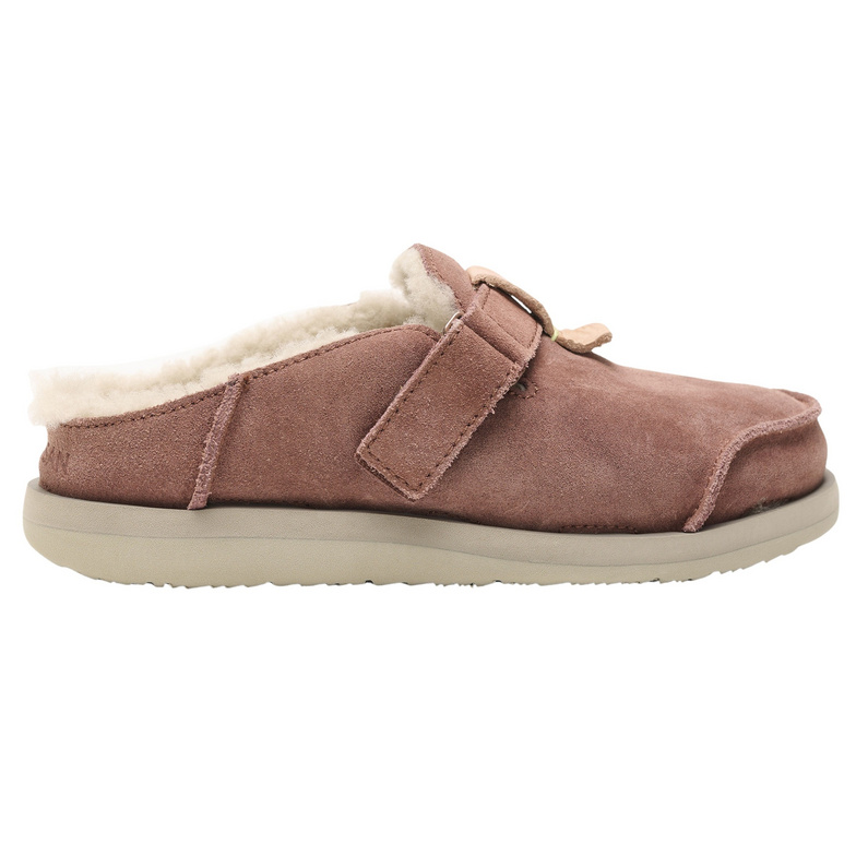 Satorisan Damen Uwabaki Clog Strap Suede Schuhe
