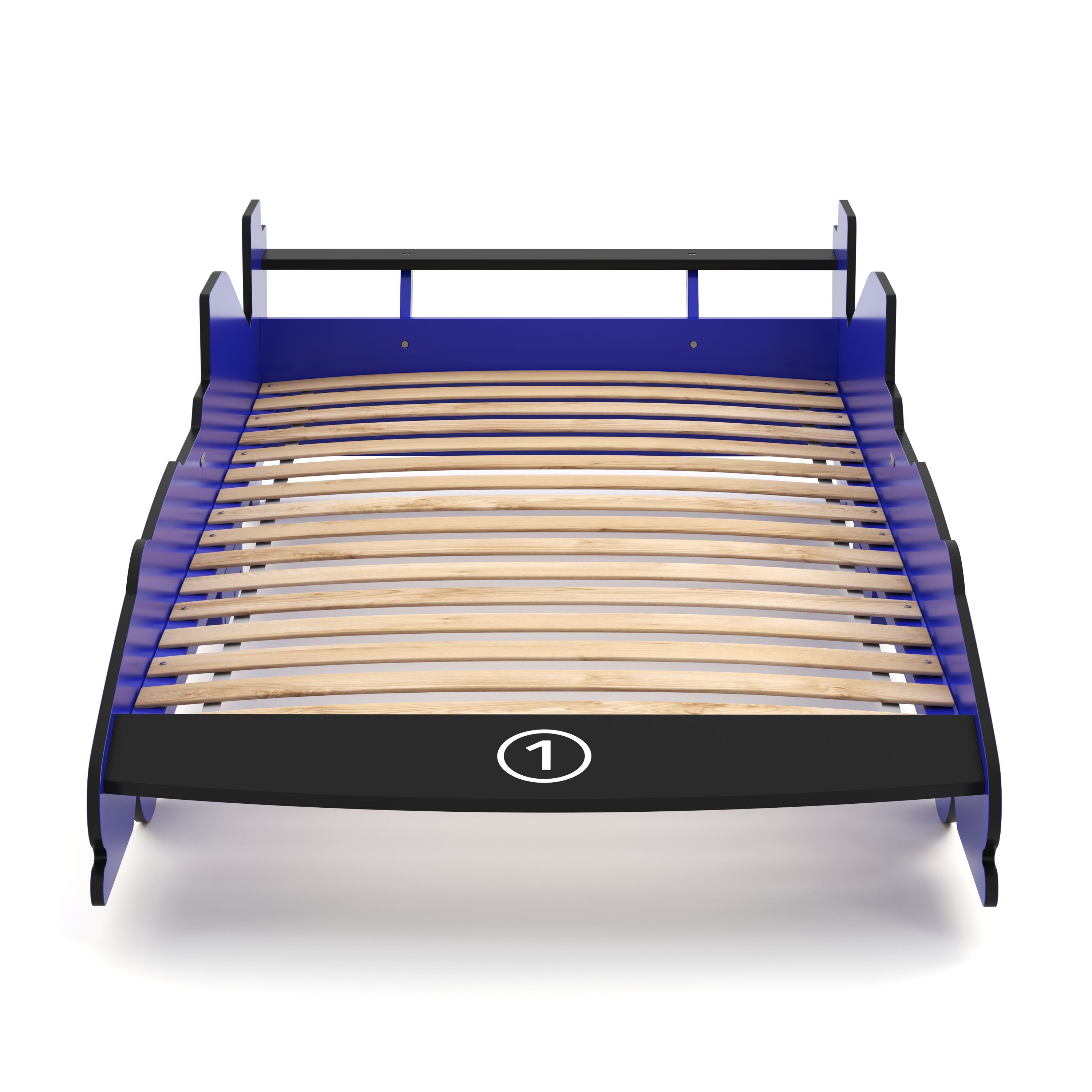 Kinderbett Rennwagen Bett RACER blau