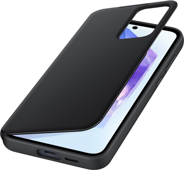 Samsung Galaxy A55 5G Smart View Wallet pungetui (sort)