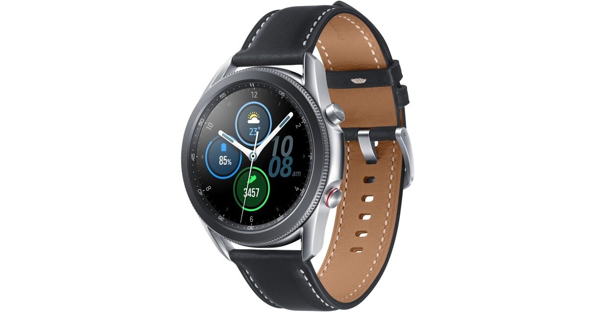 SAMSUNGGalaxy Watch3 smartwatch  (Zilver, BT, 45mm, 8 GB)
