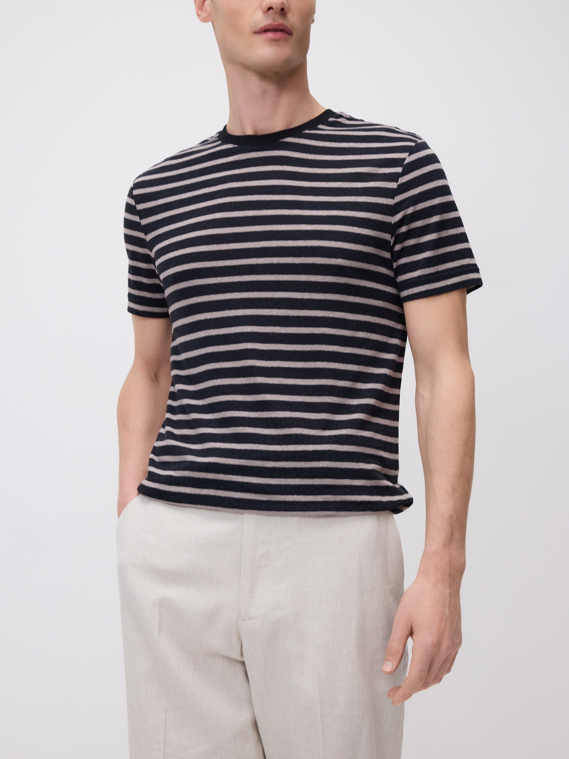 Leinen-T-Shirt