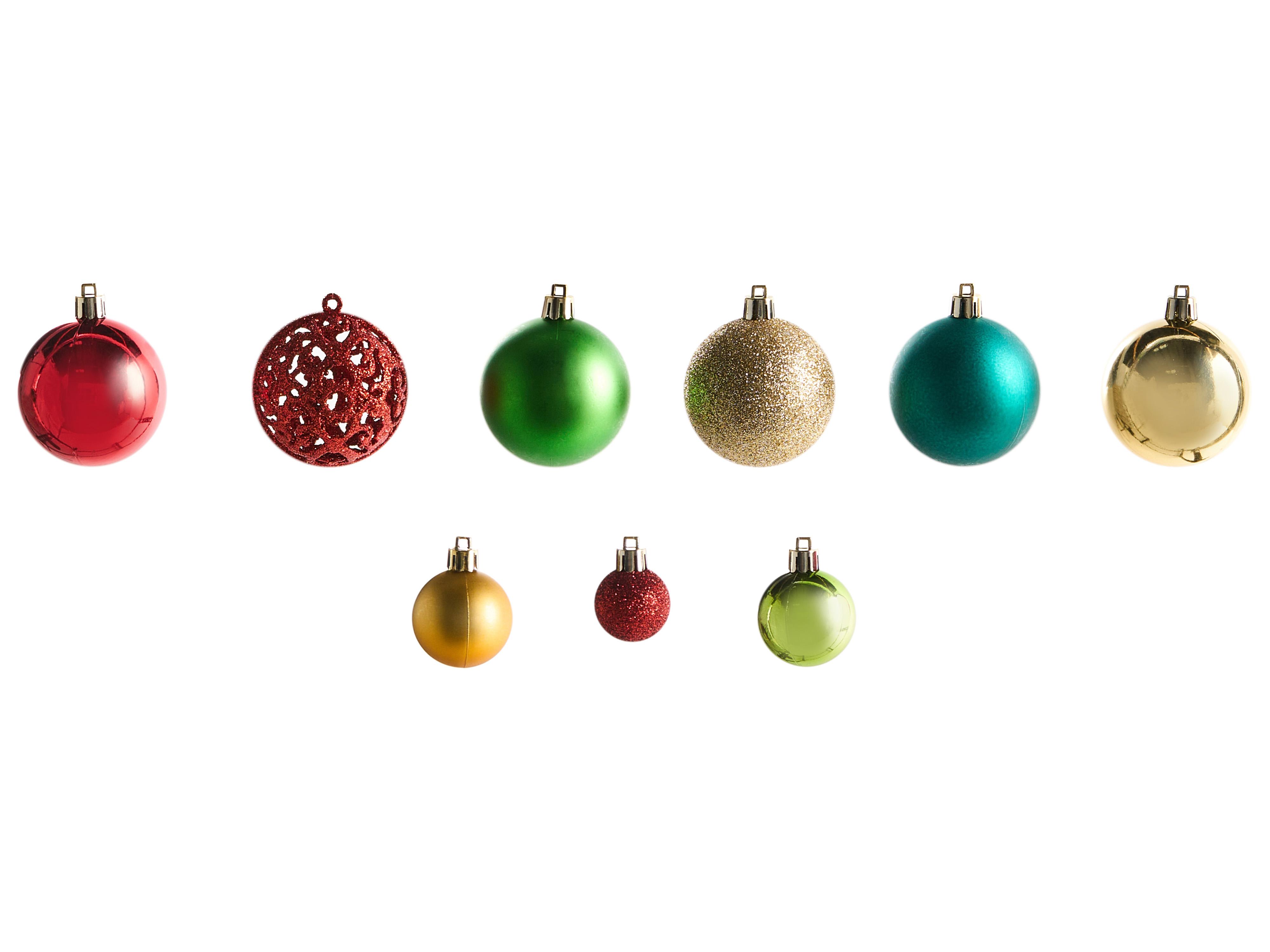 Set van 100 kerstballen VANERN Meerkleurig