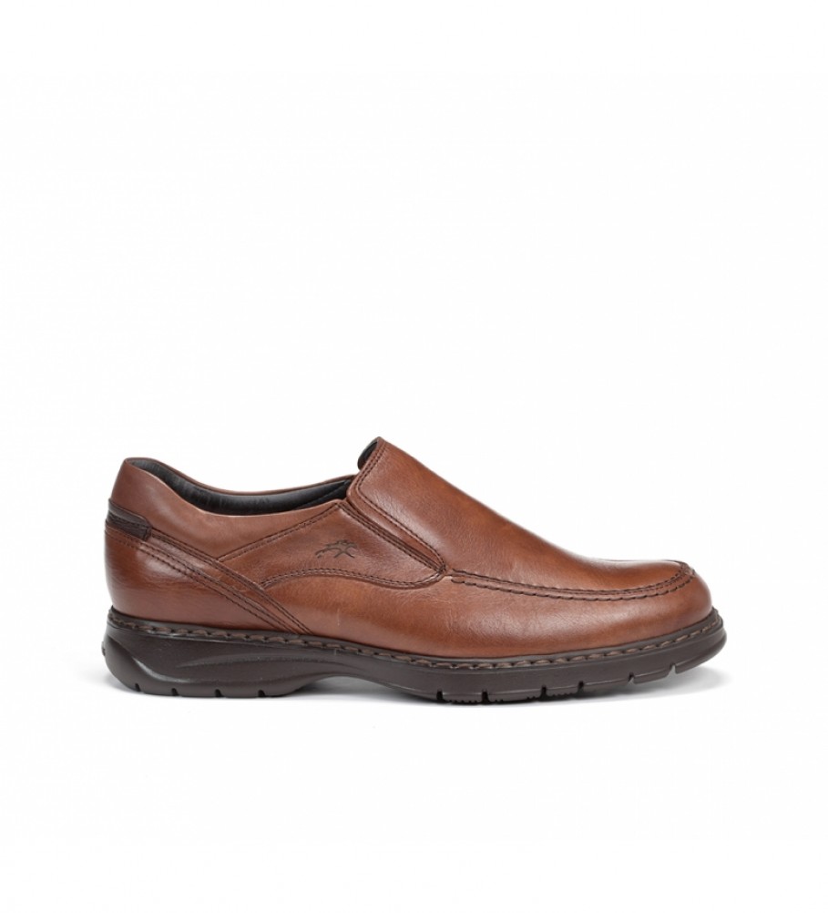 Sapatos de couro Fluchos 9144 Crono Marrom