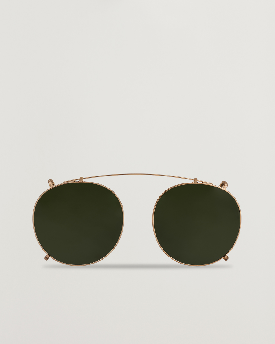 TBD Eyewear Clip-ons Gold/Bottle Green