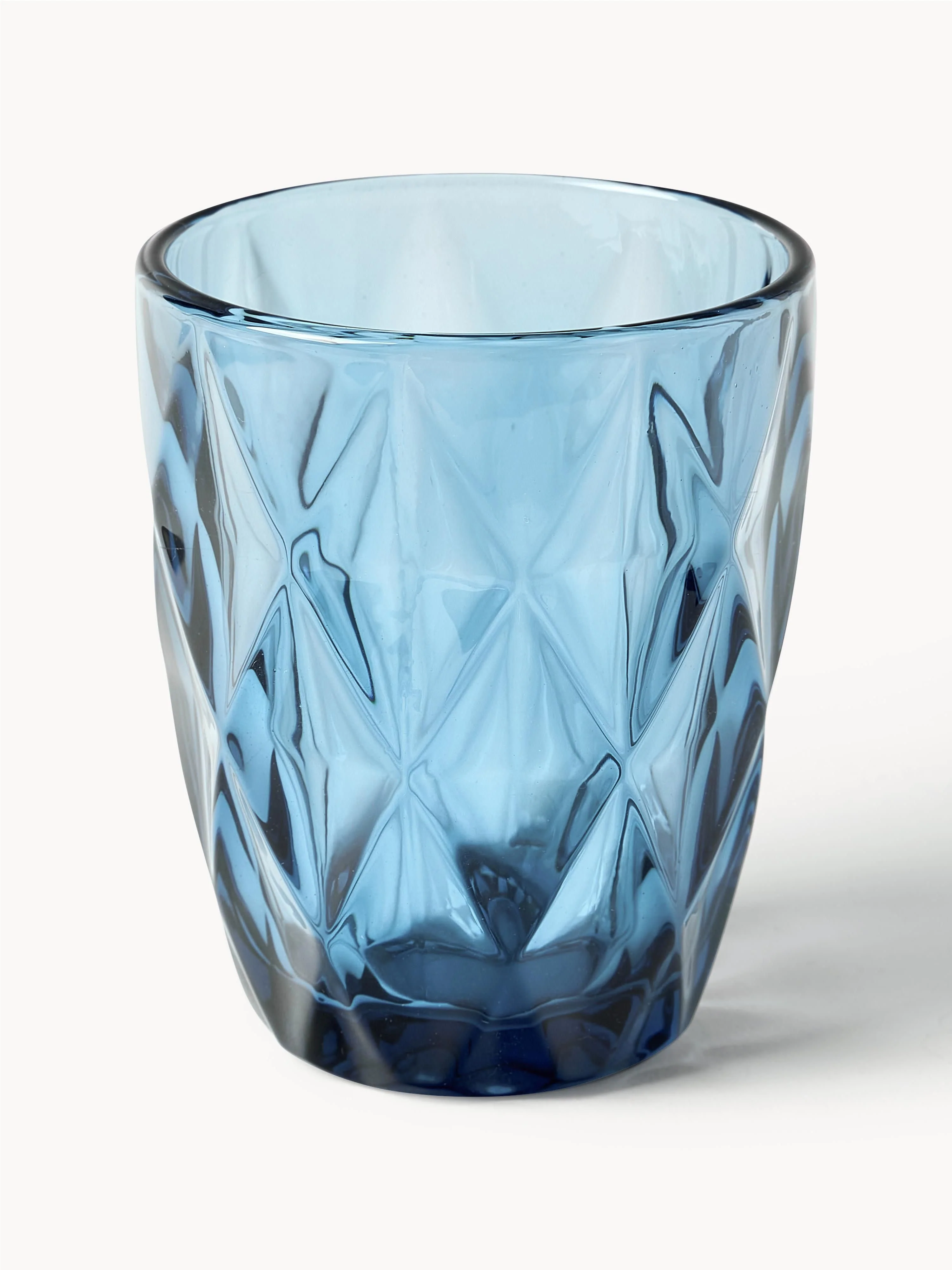 Drinkglazen Colorado met textuurpatroon, 4-delig