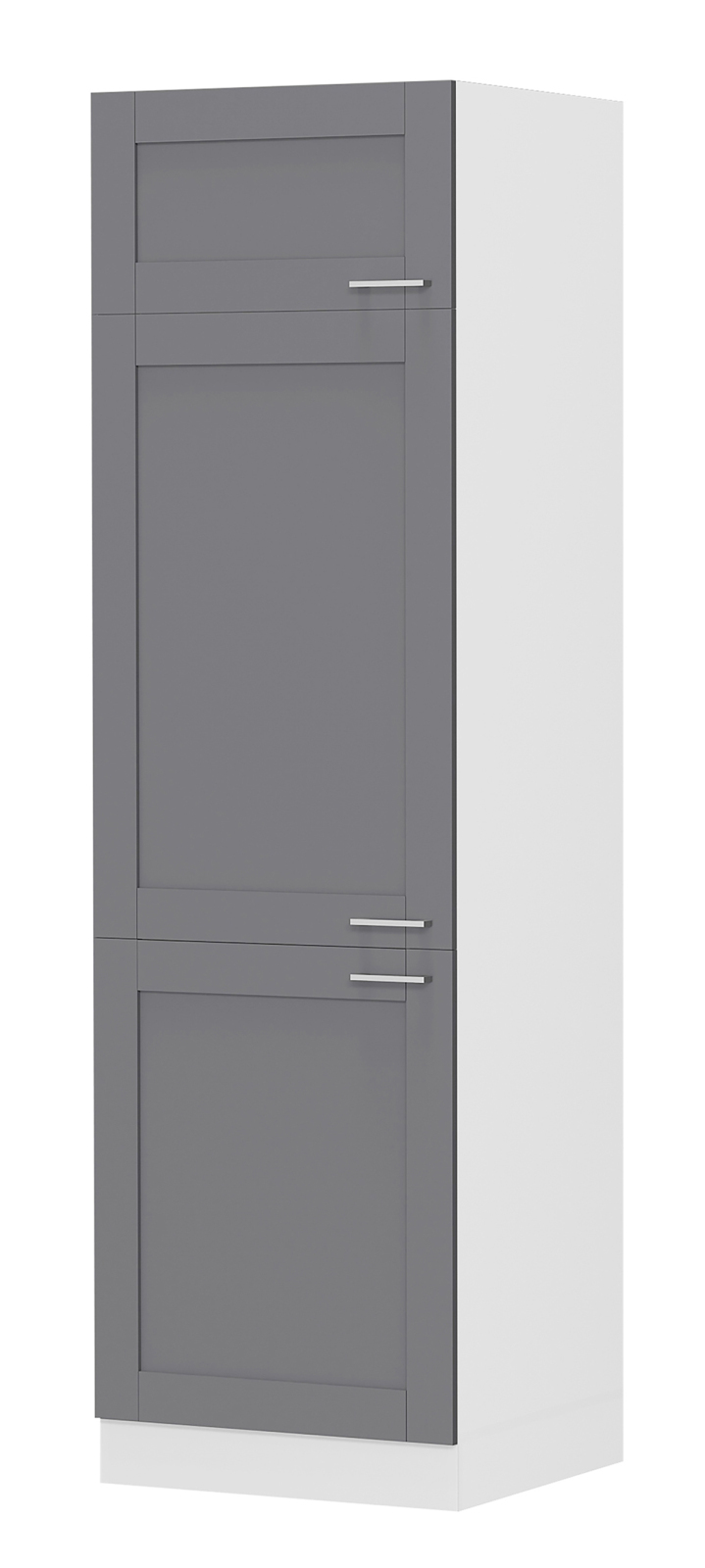 Hochschrank COLURA - weiß-anthrazit - 60 cm