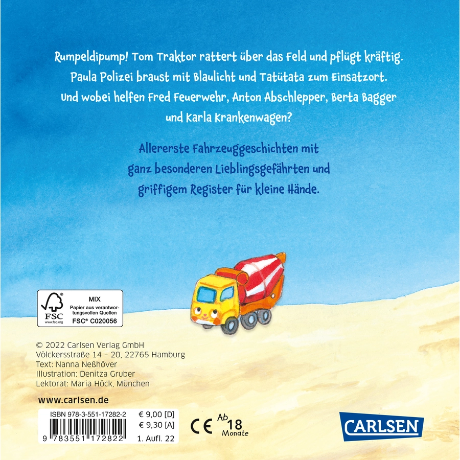 CARLSEN Meine liebsten bunten Fahrzeuge
