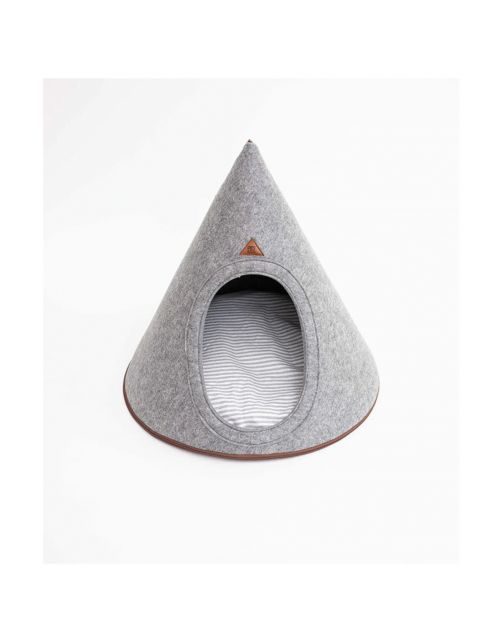 Pet & Co. Tipi Tonto Vilt Grijs - Hondenmand