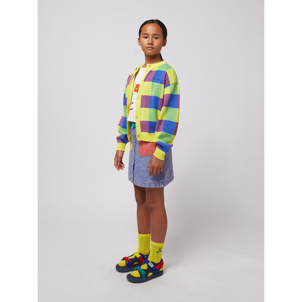 Køb Bobo Choses Multicolor Multicolor Vichy Jacquard Cardigan