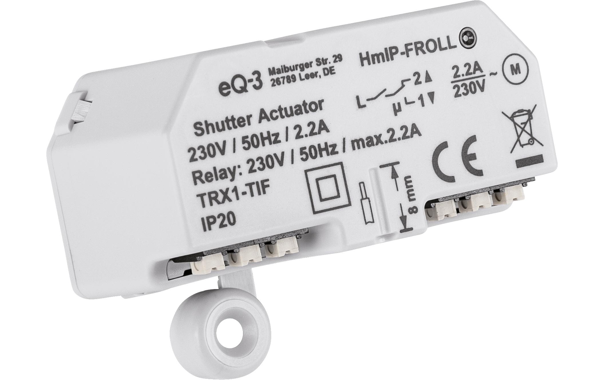 Smart Home Funk-Rollladenaktor UnterputzUnterputzaktor zum Steuern von Rollläden und Markisen – HmIP-FROLL