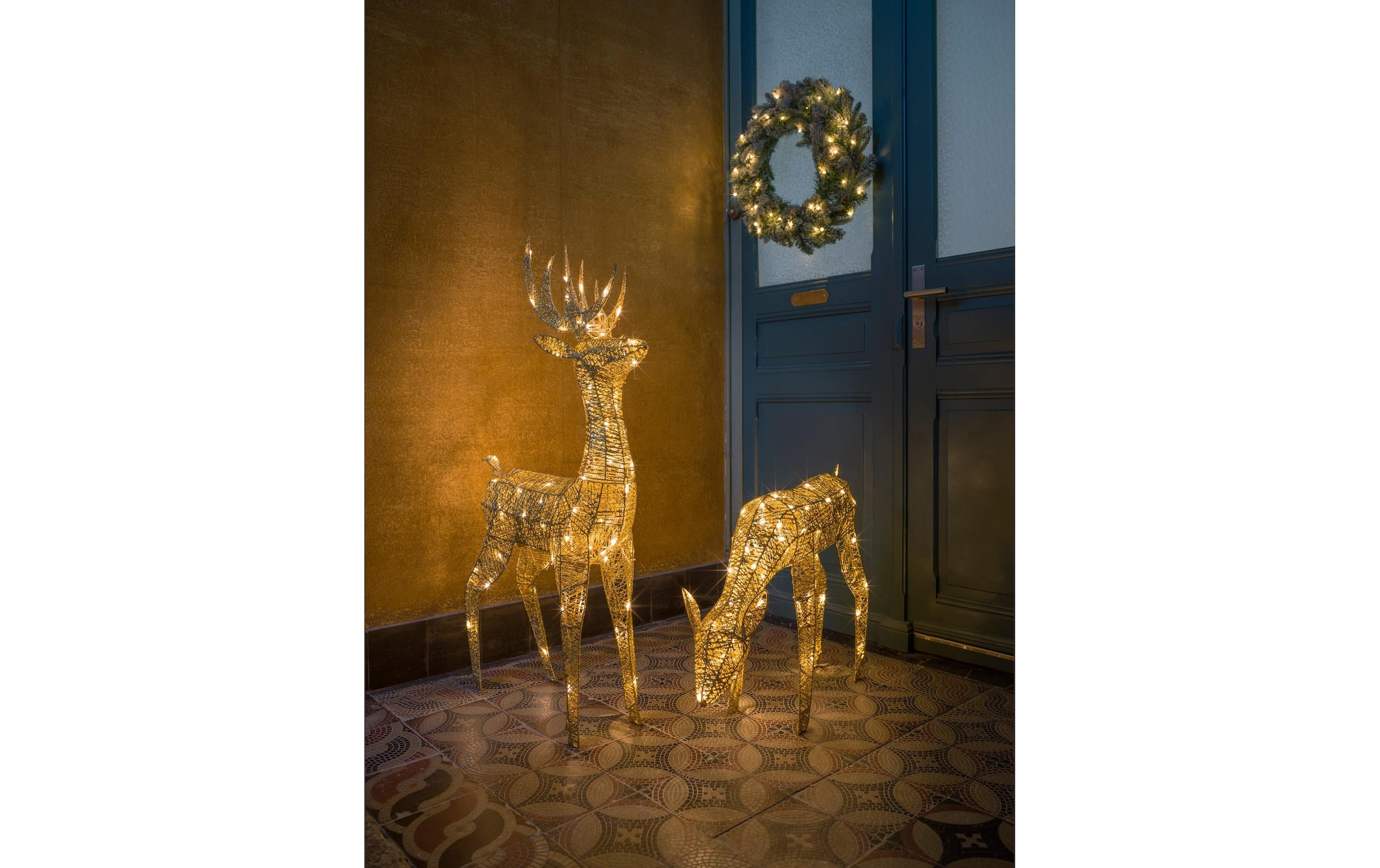 STT LED Dekofigur »Freya Reindeer« Warmweiss