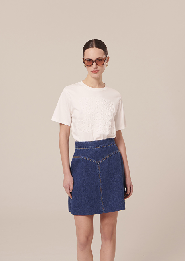 T-Shirt Trefleblanc en jersey