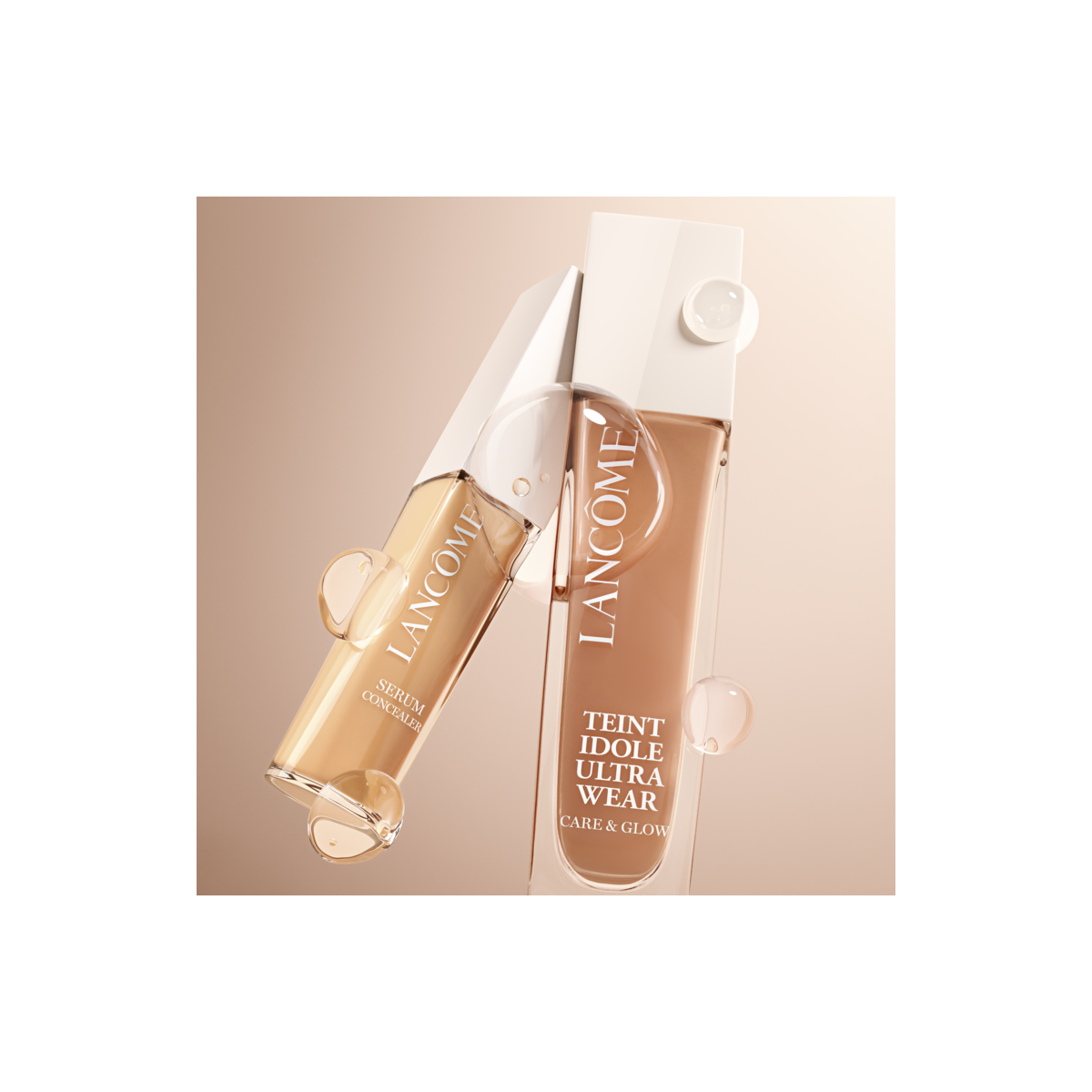 LANCÔME Teint Idole Ultra Wear Care &  Glow Serum Concealer Correcteur anticernes lumineux multi-usage