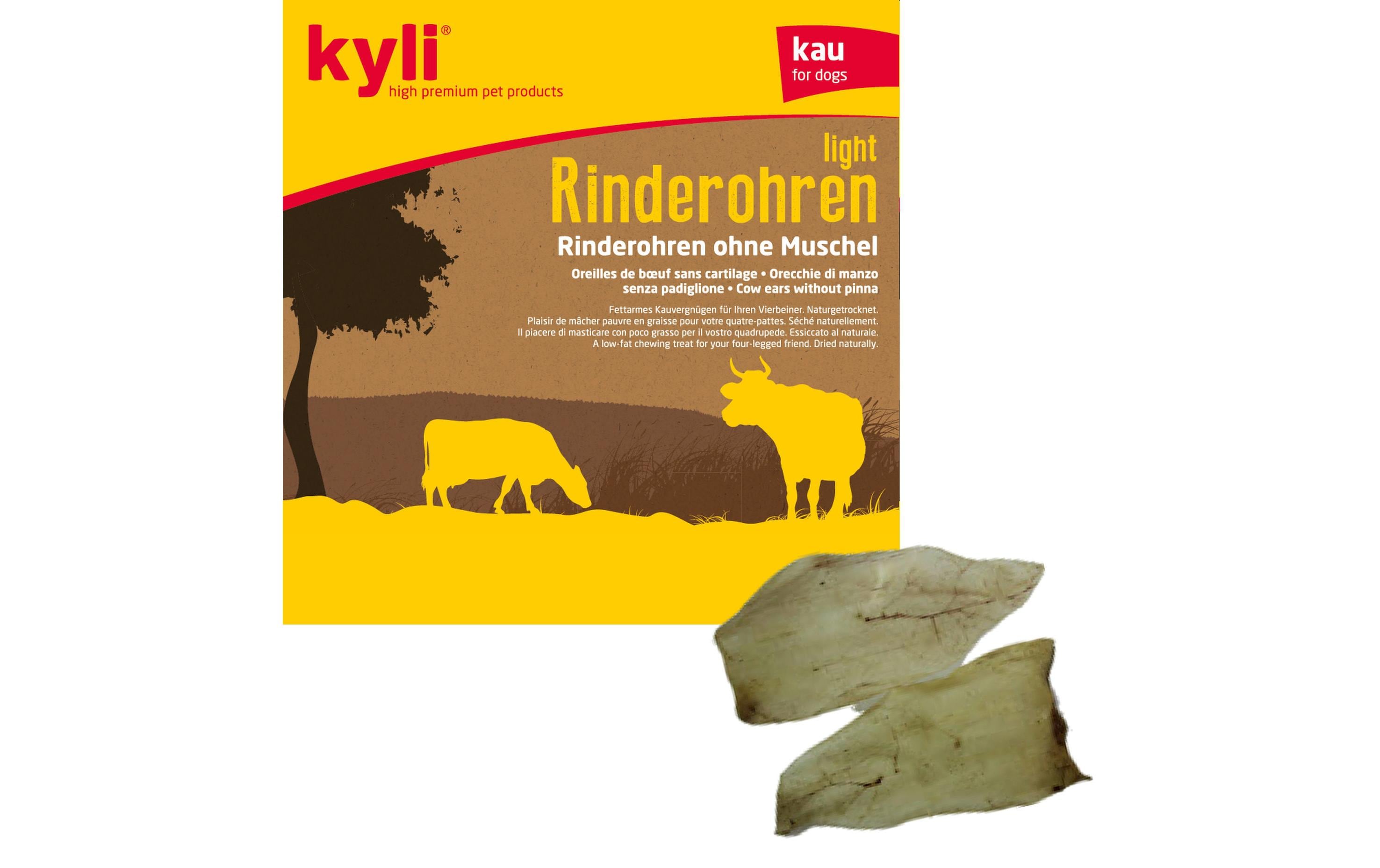 Rinderohr ohne MuschelKauspass für Hunde