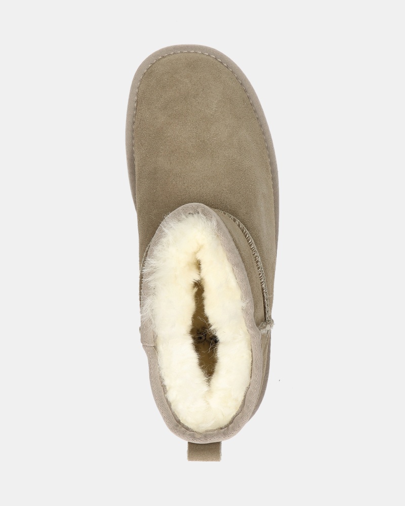 PS Poelman Gevoerde boots  - beige